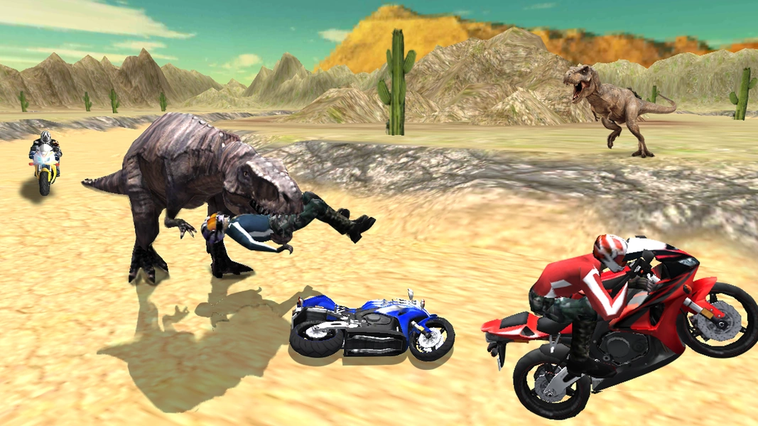 Dino World Bike Race Game - Jurassic Adventure Screenshot 4