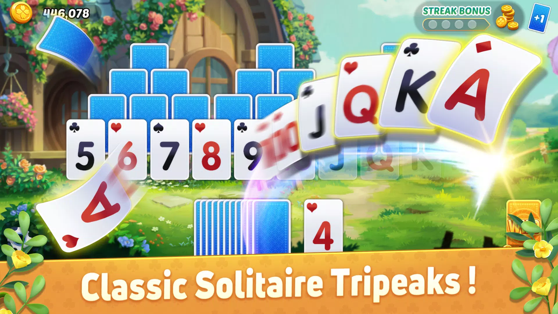 Solitaire Tripeaks Double Fun Screenshot 1