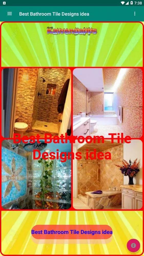 Best Bathroom Tile Designs ide スクリーンショット 1
