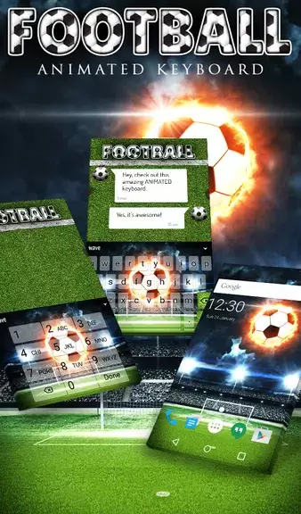 Football Keyboard & Wallpaper應用截圖第1張