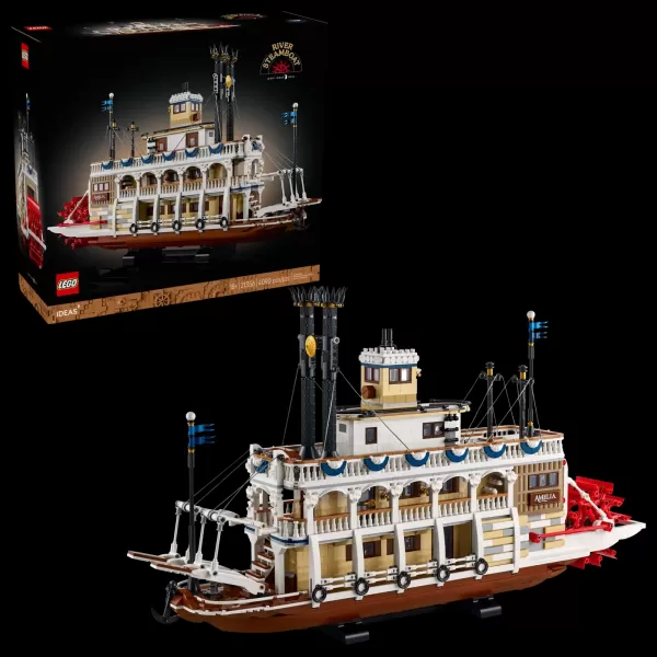 LEGO Unveils Classic Americana River Steamboat Model