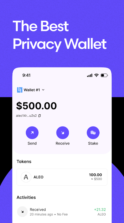 Leo Wallet Captura de pantalla 2