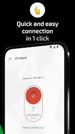 VPN Brazil - get Brazilian IP Tangkapan skrin 3