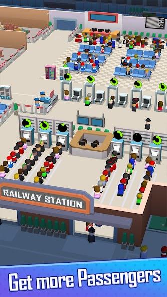 Railway Tycoon - Idle Game Mod Capture d’écran 4