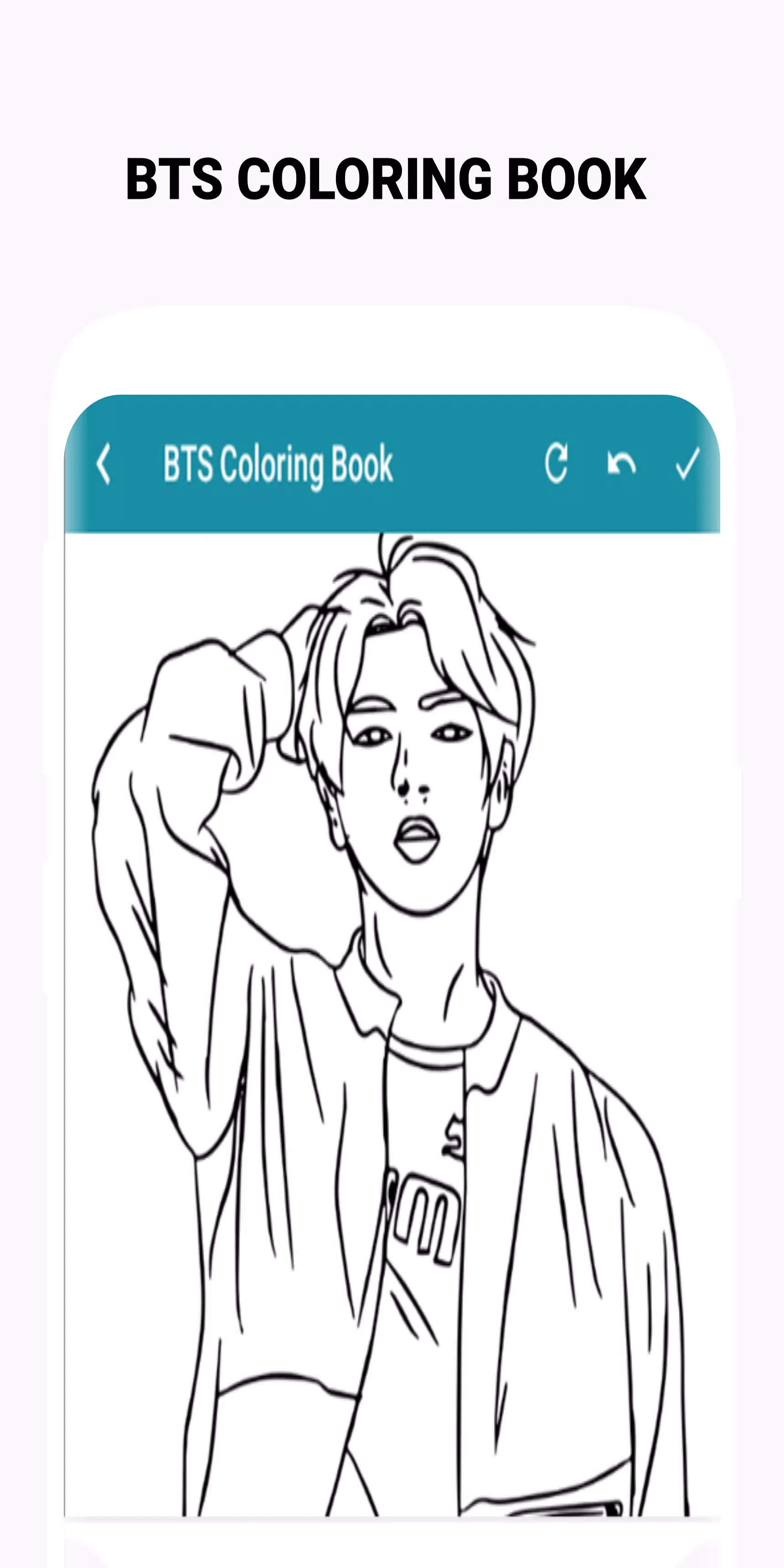 BTS Coloring Book Captura de tela 3