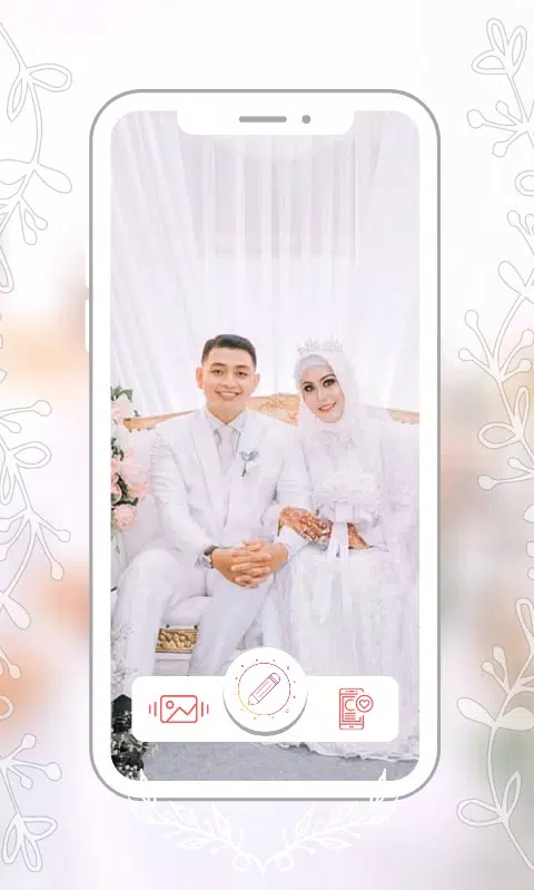 Hijab Couple Bridal Editor Tangkapan skrin 4