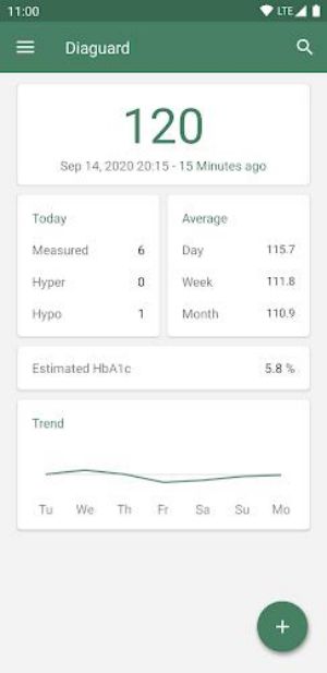 Diaguard: Diabetes Diary স্ক্রিনশট 1