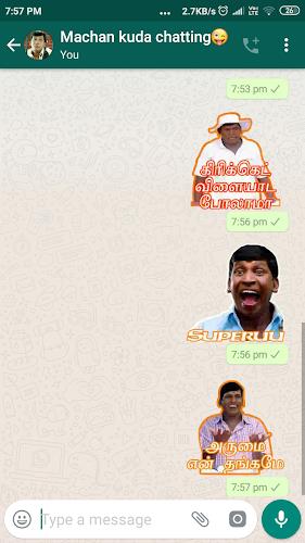 Tamil Stickers: WAStickerApps Captura de pantalla 4