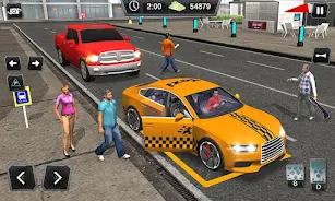 Taxi Driver Cab Car Driving 3D Скриншот 4