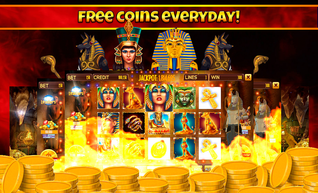 Slots - Pharaoh's Secrets Скриншот 3