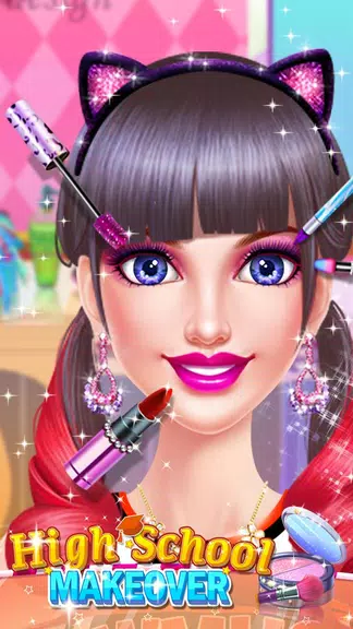 School Makeup Salon Screenshot 1