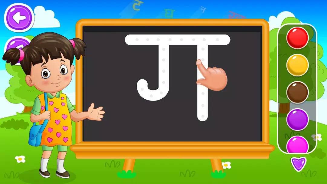 Hindi Alphabets Learning Captura de pantalla 3