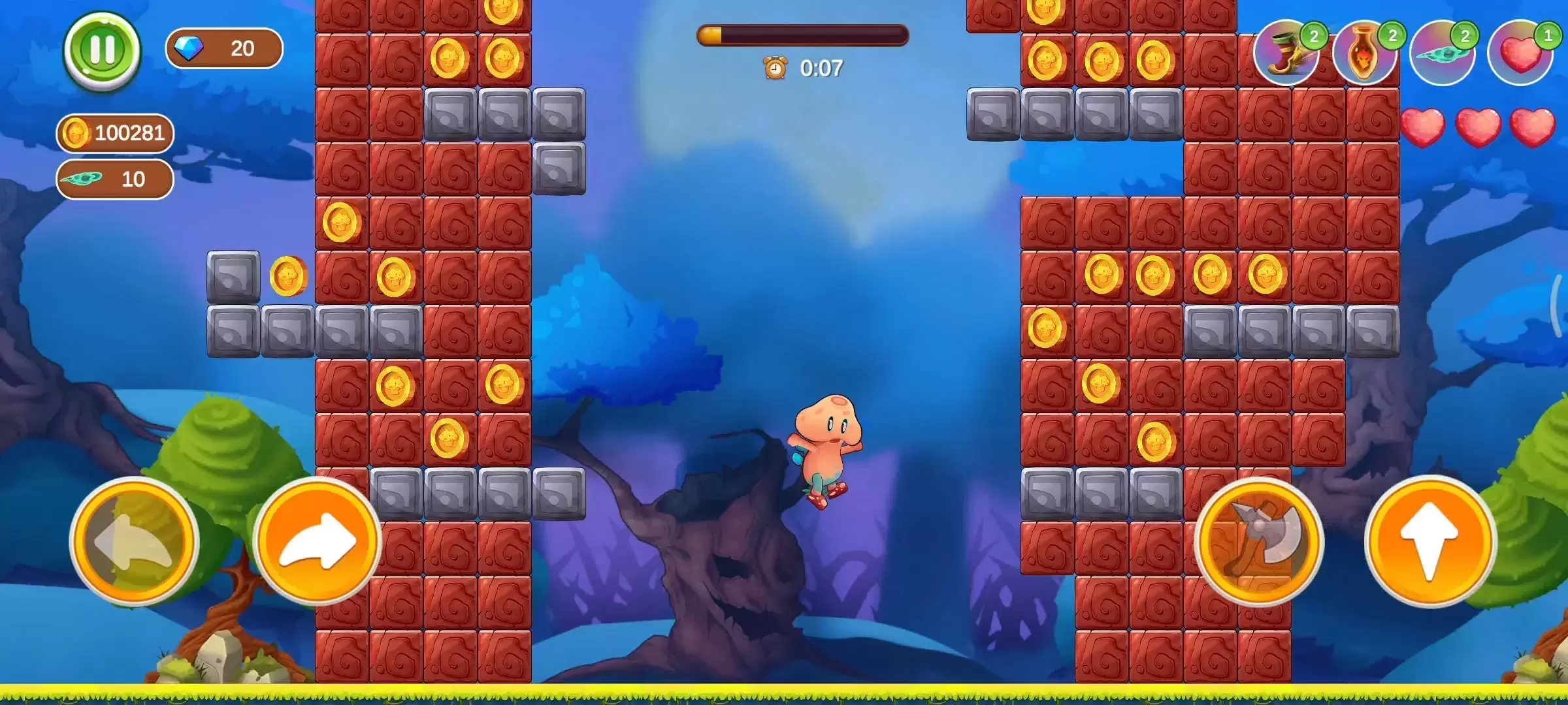 Mushroom war: Jungle Adventure应用截图第4张