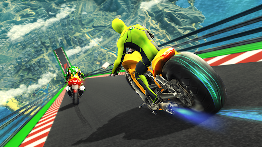 Super Hero Game - Bike Game 3D Screenshot 1