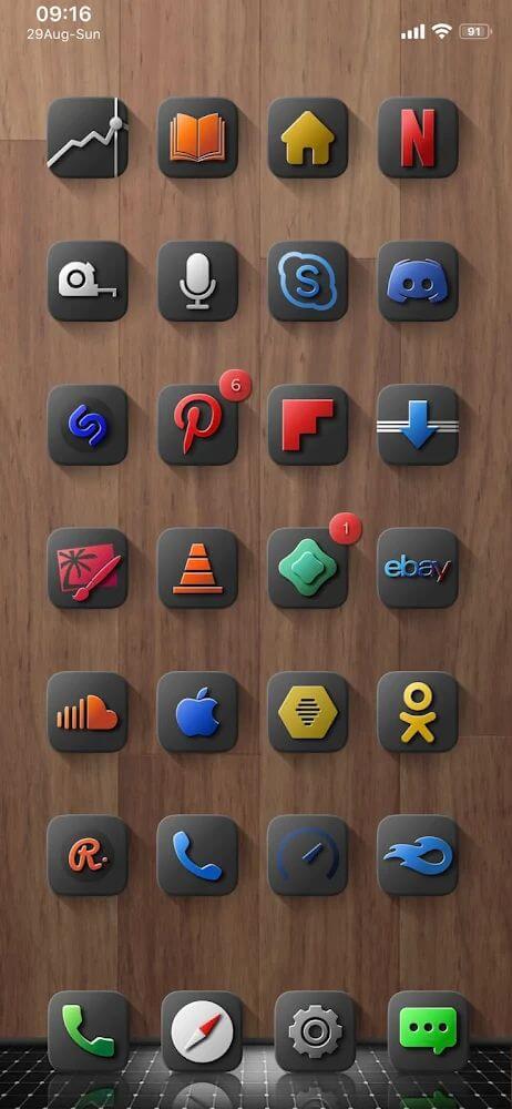 Shiiny Icon Pack Mod Capture d’écran 1