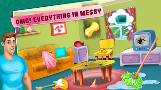 Little girl cleanup game Zrzut ekranu 3