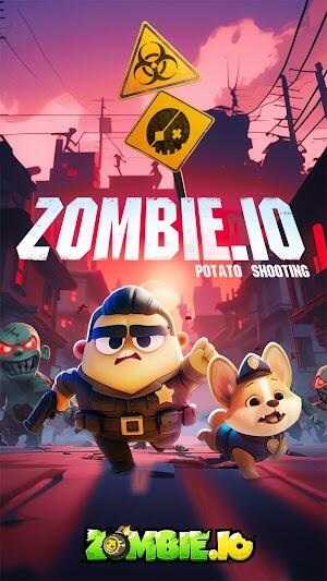 Zombie.io - Potato Shooting Ảnh chụp màn hình 1