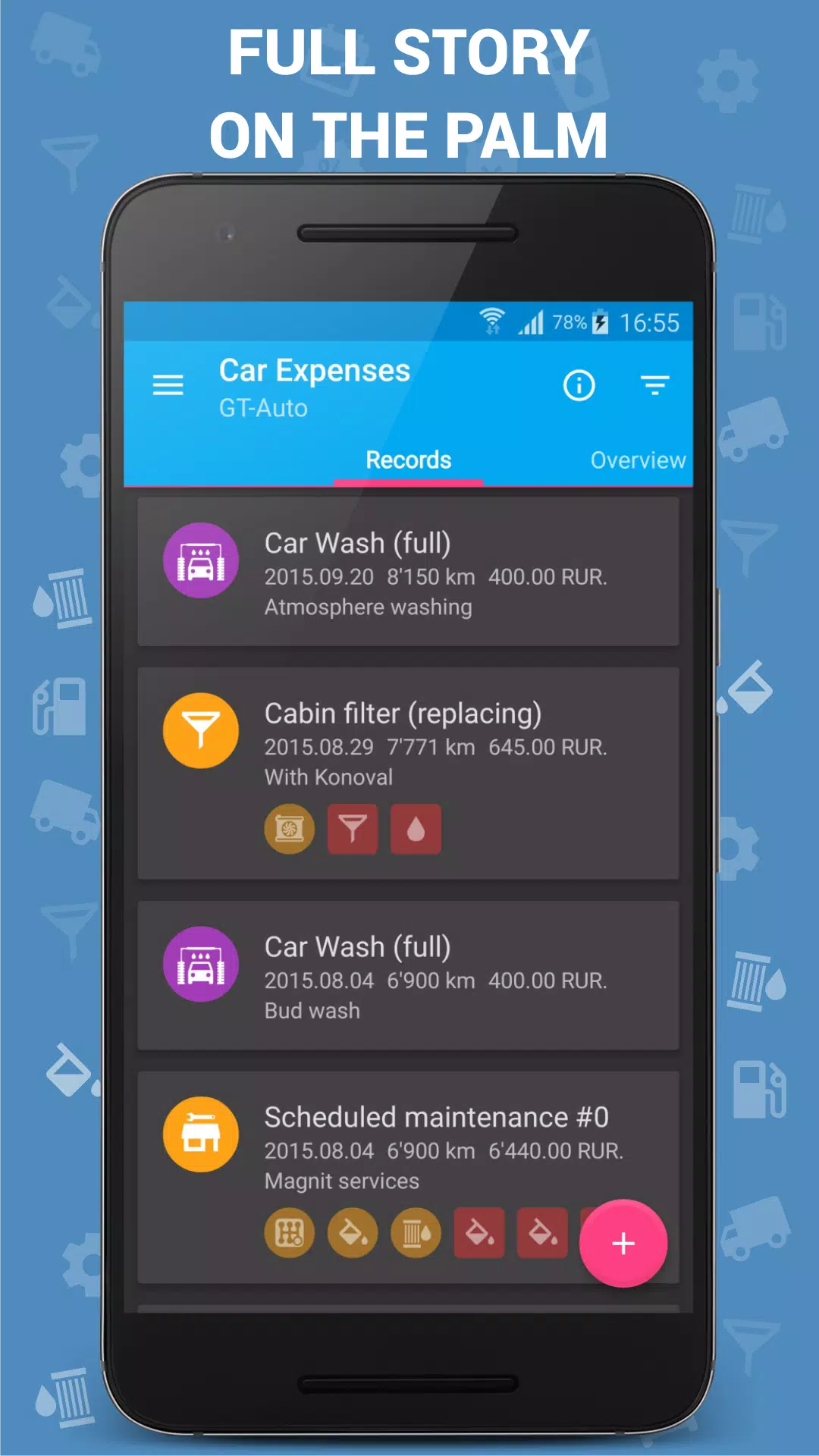 Car Expenses Manager ဖန်သားပြင်ဓာတ်ပုံ 2