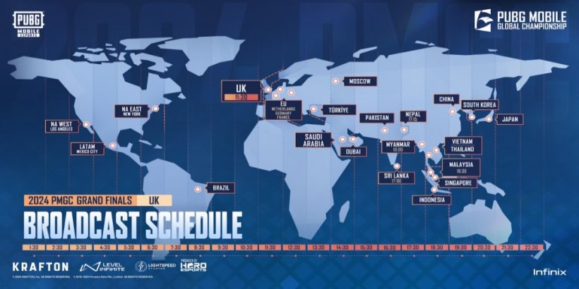 PUBG Mobile'in Küresel Şampiyonası, 16 finalistin birkaç gün içinde mücadele etmesiyle büyük bir sonuca hazırlanıyor