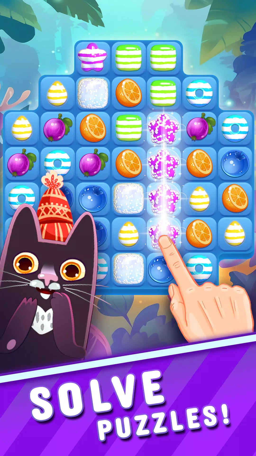 Bonbon: Match 3 Candy Puzzle ภาพหน้าจอ 1