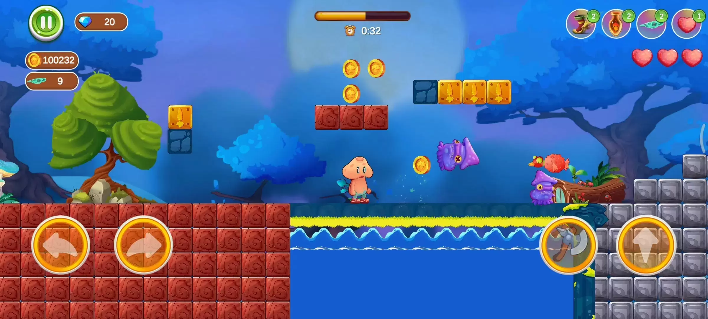 Mushroom war: Jungle Adventure应用截图第3张