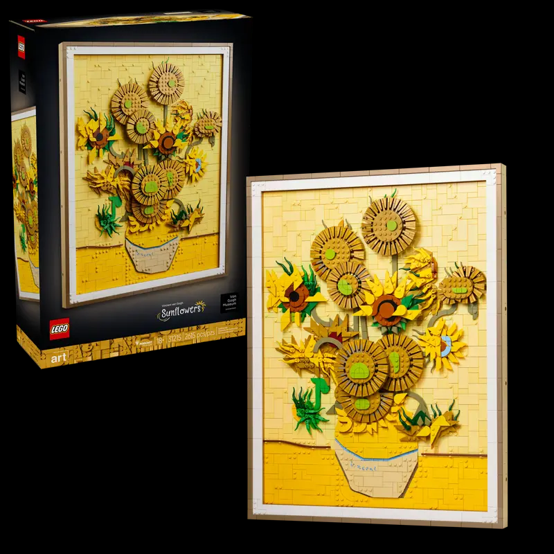 LEGO Unveils Van Gogh's Sunflowers Set with Hidden Surprise for Art Enthusiasts