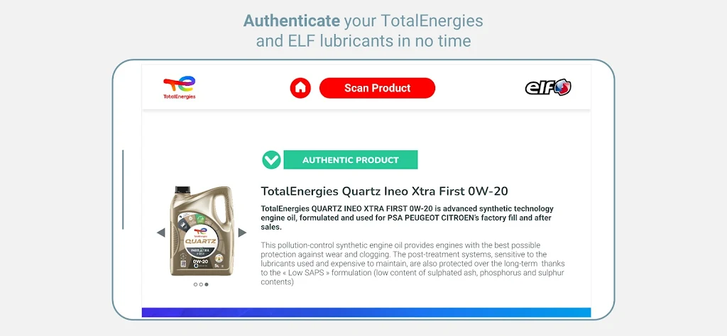 Scan TotalEnergies Schermafbeelding 4