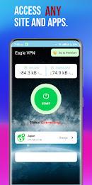 Eagle VPN - Secure VPN Proxy ဖန်သားပြင်ဓာတ်ပုံ 1