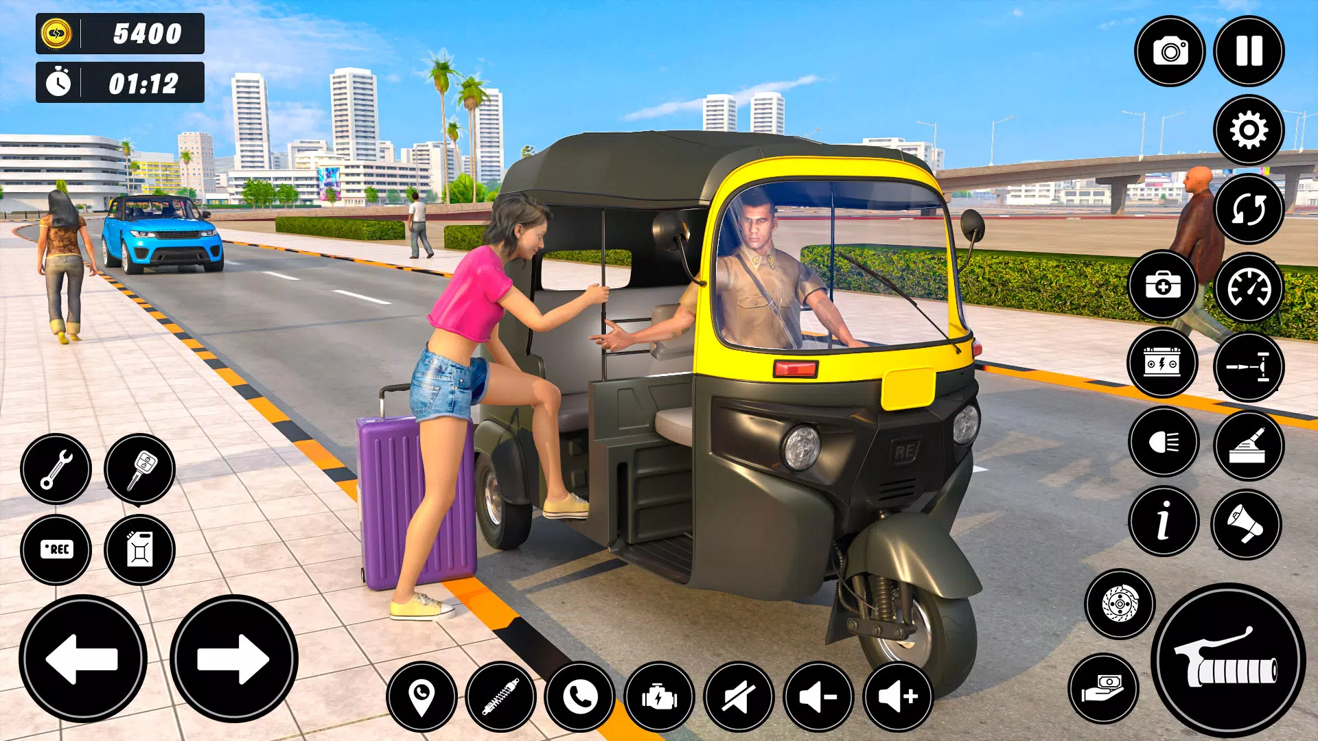 Auto Tuk Tuk Rickshaw Game 스크린샷 2