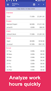 Work Log: Timesheet & Invoice ဖန်သားပြင်ဓာတ်ပုံ 4