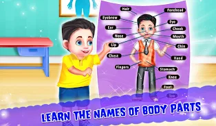 Kids Learning Human Bodyparts Ekran Görüntüsü 2