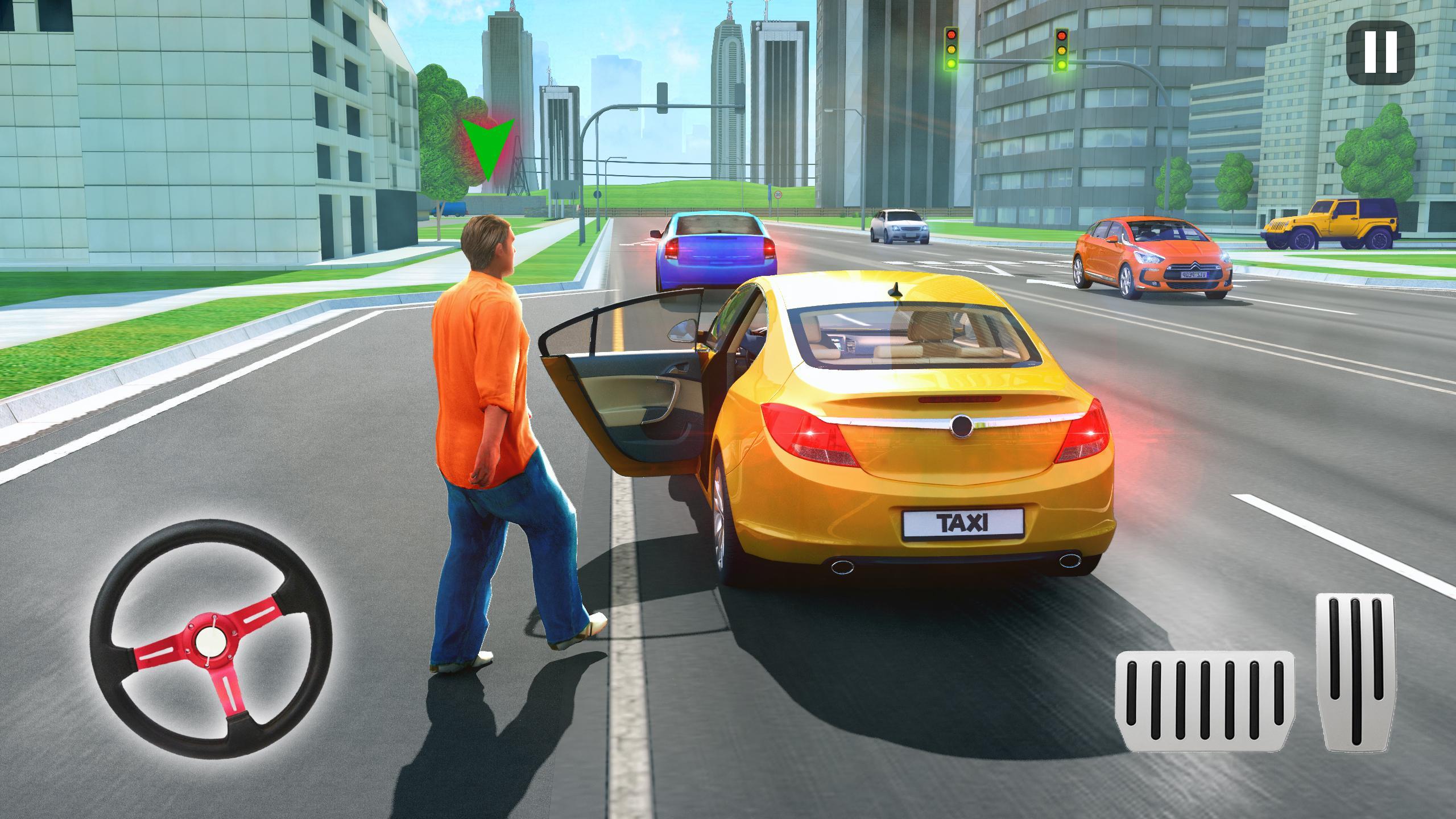 US City Taxi Games - Car Games Скриншот 2