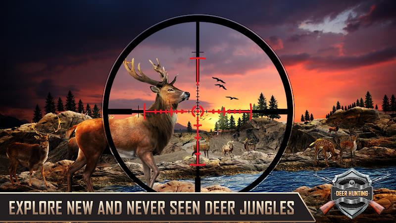 Deer Hunting Simulator Games Tangkapan skrin 4