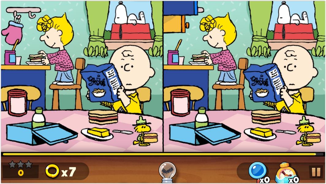 Snoopy Spot the Difference ภาพหน้าจอ 2