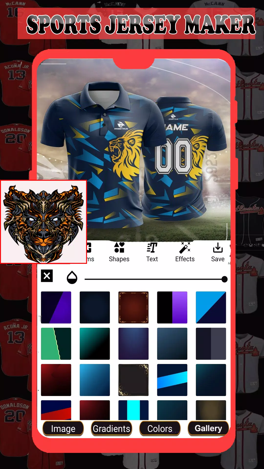 Sports Jersey Maker Capture d’écran 4