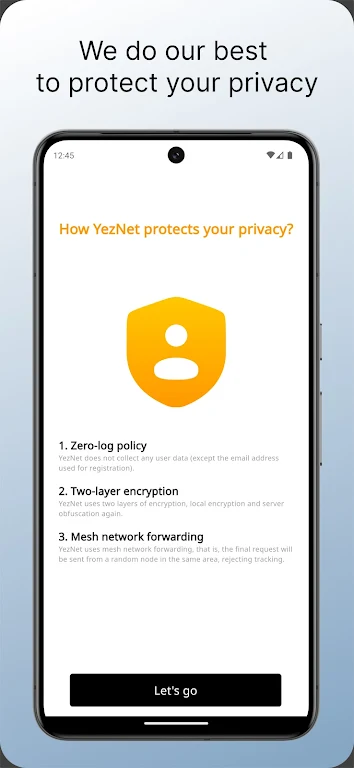 YezNet - Next generation VPN スクリーンショット 3