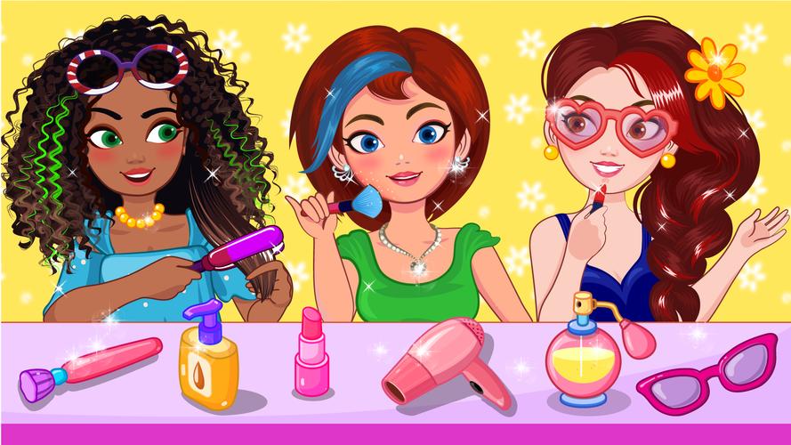 Hair Salon games for girls fun Screenshot 1