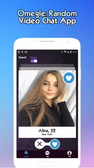 Omegle: Random Video Chat App Ảnh chụp màn hình 1