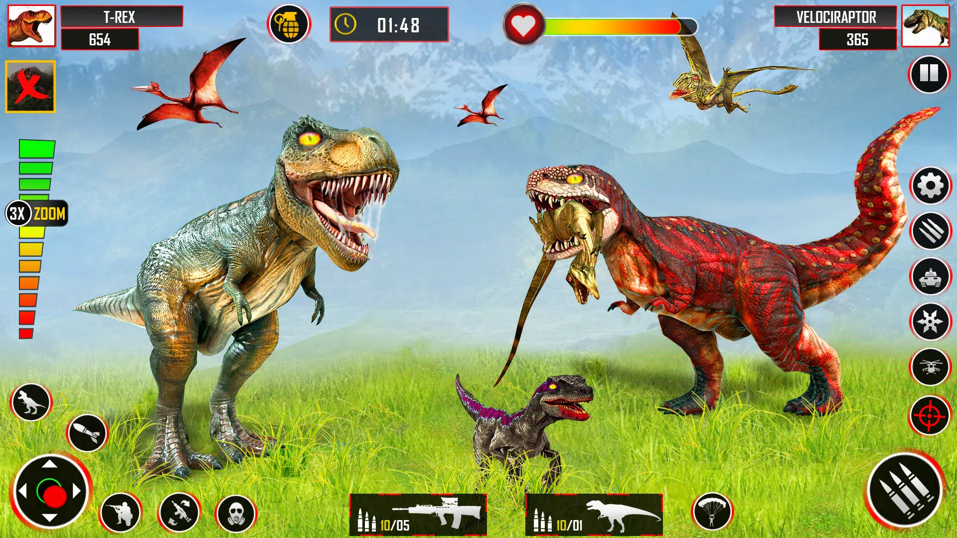 Wild Dino Hunting - Gun Games Ekran Görüntüsü 4