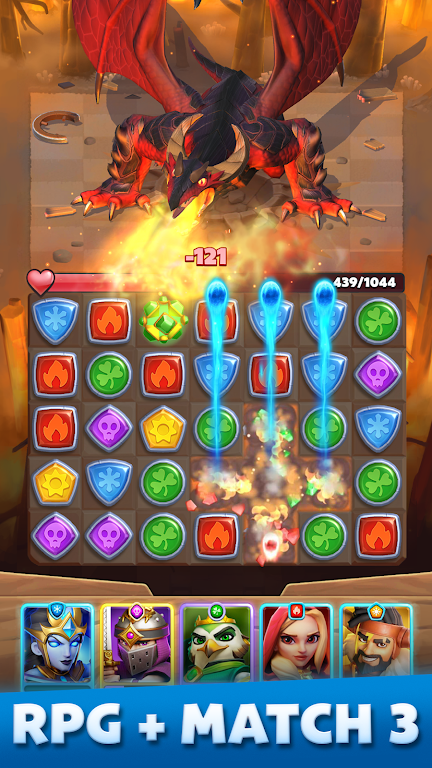 Puzzle Breakers: Match 3 RPG Capture d'écran 3