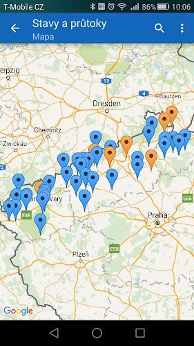 Stavy a průtoky vodních toků Ảnh chụp màn hình 1