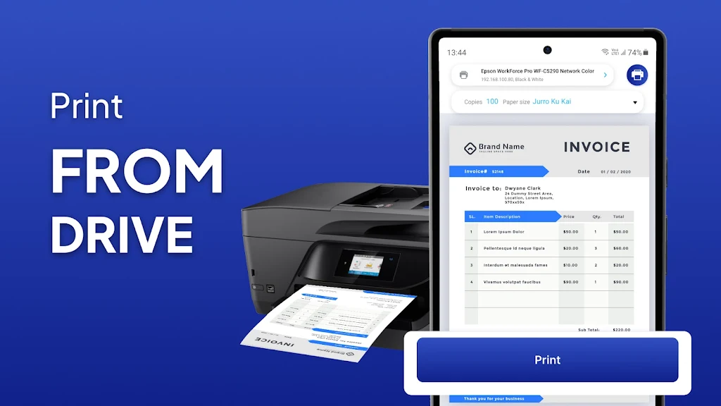 Mobile Printer: Print & Scan Captura de tela 3