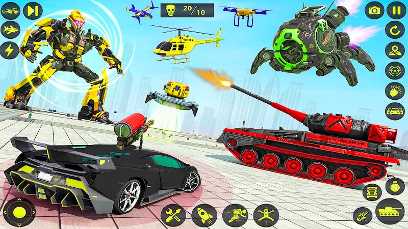 Army Tank Robot Car Games: Captura de pantalla 4