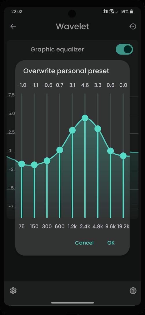 Wavelet: headphone specific EQ Capture d'écran 3