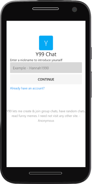 Y99 Chat - Your friend finder Capture d’écran 3