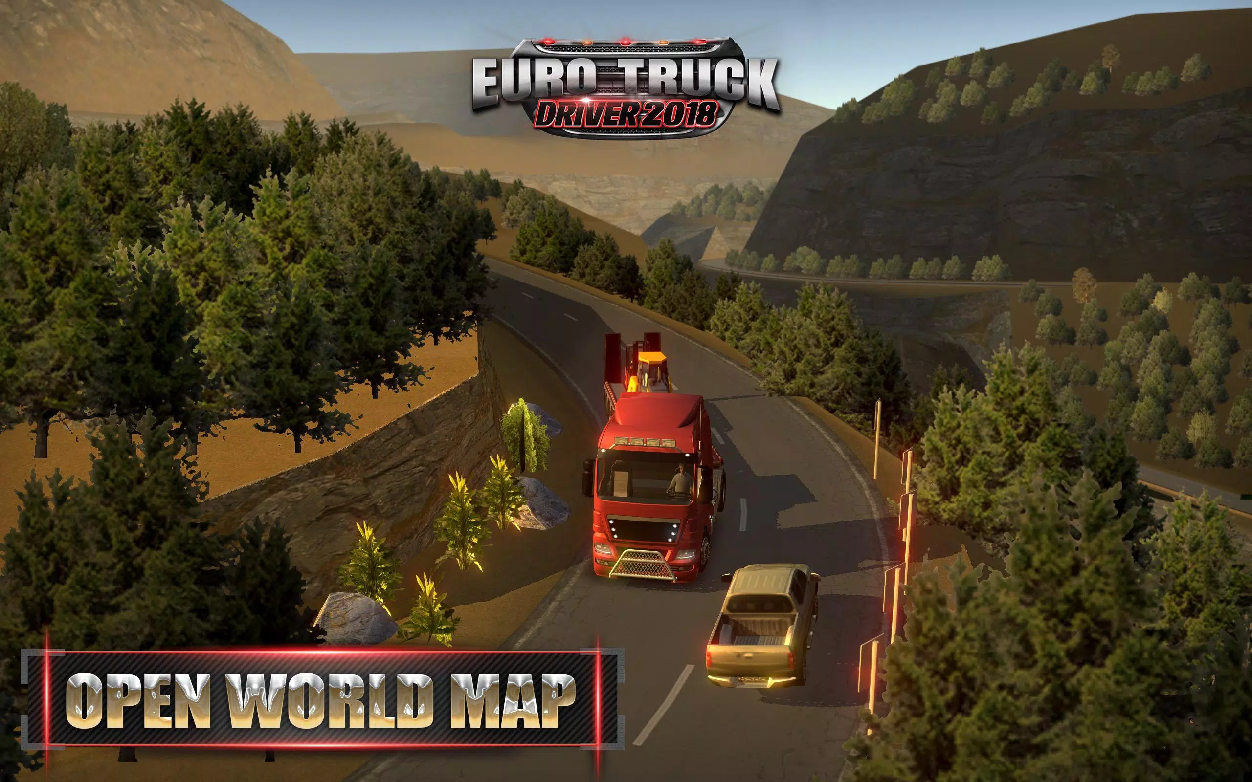 Euro Truck Driver 2018 스크린샷 2