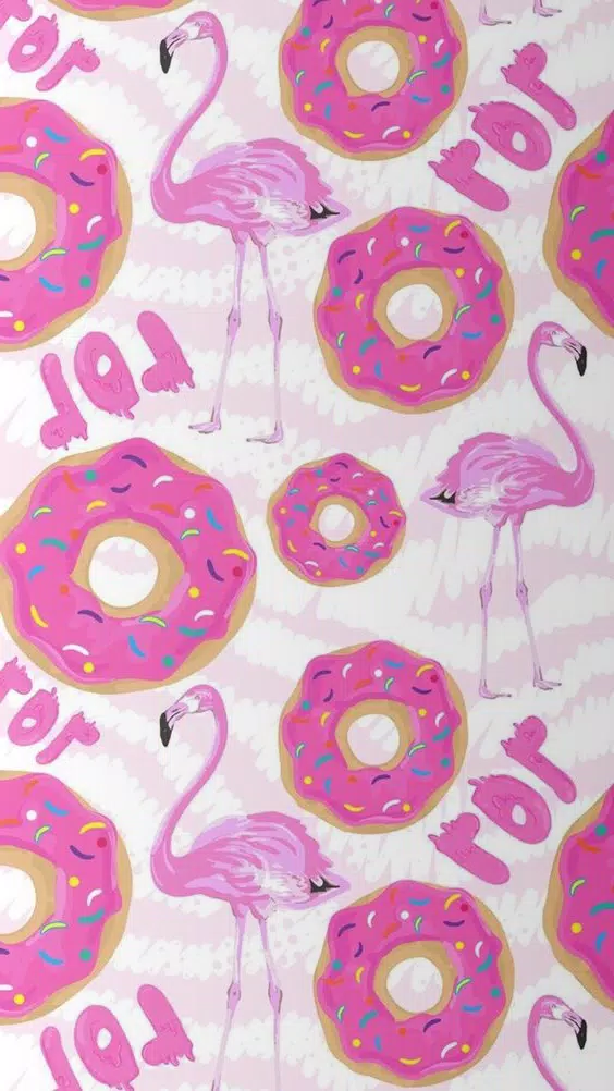 Cute Donut Wallpaper HD 4K スクリーンショット 1