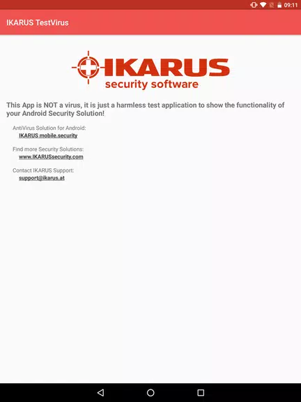 IKARUS TestVirus ภาพหน้าจอ 4