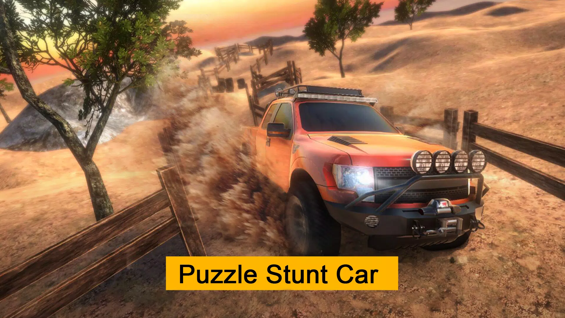 Puzzle Stunt Car Schermafbeelding 1