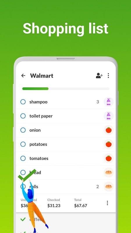 Shopping List - Listonic Ảnh chụp màn hình 2